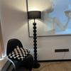 Lámpara de Pie Sala de Estar Dormitorio Mesita de Noche Estudio Sofá Norte Bola de Acero Inoxidable ns Bola de Cuerda Creativa Bola de Acero Lámpara de Mesa Vertical