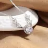 Elegante collar de circón artificial para mujer, nuevo y popular collar gargantilla de nicho 2026, accesorio de cadena para la clavícula versátil y elegante