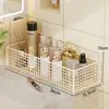 Estante de Almacenamiento para Baño, Estante de Pared para Baño, Inodoro y Lavabo, Instalación sin Taladro