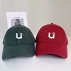 Gorra de Béisbol Lisa Retro Bordada con Letras para Mujer, Sombrero Casual Versátil de Verano para Protección Solar, Sombrero para el Sol para Exteriores, Moderno