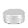 Caja pequeña de aluminio con hebilla recta de 25 ml, caja de almacenamiento de metal, caja para joyería, embalaje con estampado redondo, fabricante de latas de aluminio para crema.