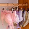 Versión coreana de percha con clip para pantalones de acero inoxidable para el hogar, niños, adultos, estante para pantalones sin costuras, percha de plástico sumergido antideslizante, fabricantes mayoristas