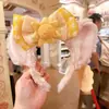 Agente de Compras da Disney para Faixas de Cabelo Shelliemay, Faixas de Cabeça de Pelúcia com Laço do Ursinho Duffy Fofo, Acessórios de Cabelo para Lavar o Rosto de Parque de Diversões