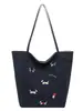 Nube Ligera Cruzando el Islote Perro Lindo Bolso Tote Dulce para Niñas Sensación Fresca y Sanadora Bolso de Hombro Versátil de Doble Cara para la Escuela y Salidas