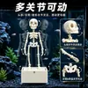 Nuevo producto transfronterizo: Esqueleto danzante de burbujas ajustable, adorno interactivo de resina para pecera, impresión 3D, versión TikTok 2026
