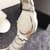 Reloj con correa de aleación bicolor oro rosa y plata, esfera de nácar blanco, reloj de cuarzo versátil para mujer, venta al por mayor transfronteriza