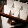 Nueva Bandeja de Joyería de Alta Gama de Deqi, Bandeja de Exhibición de Joyería, Pendientes Vintage, Joyería, Pendientes, Anillos, Collares