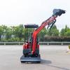 Ht18 Mini Excavadora Oruga Ingeniería Rota Granja Huerto Oruga Motor Diésel Exportada a los Estados Unidos