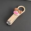 Cortador de unhas criativo de desenho animado, cortador de unhas diário para casa para estudantes, cortador de unhas conveniente para atividades ao ar livre, manicure manicure