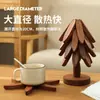 Tapete Isolante para Árvore, Tapete Doméstico Anti-Escaldante e Resistente a Altas Temperaturas, Porta-Copos de Bambu para Árvore de Natal, Tapete para Panela e Tigela de Bambu Cruzado Atacado