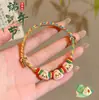 Pulsera de Hilo de Colores del Festival del Bote del Dragón Año del Zodiaco Joyería Tradicional Simple Lujo Ligero Pulsera Roja Modelo Nuevo 2026 Pulsera