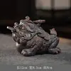 Sapo de Cerámica Morada Pixiu Mascota de Té Decoración de Escritorio para el Hogar y la Oficina Decoración de Mesa de Té Sala de Té Juguete de Té Se Puede Criar Accesorios para Juegos de Té