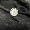 Anillo Imitación Plata Vieja Estilo Antiguo Estilo Étnico Hecho a Mano Plata Miao Bordado DIY Anillo Bordado Viejo Base Accesorios Molde Vacío