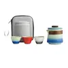 Lubao Paisaje Degradado Cultural y Creativo Montaña y Mar Juego de Té de Viaje Souvenir para Exteriores Regalo Personalizado para Clientes