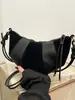 Bolsa Pequena Feminina 2024 Outono Nova Moda Retrô Crossbody Bolsa Chifre Versátil Patchwork Ombro Único Feminina Bolsa Bolinho