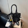 Bolso Cubo de Alta Gama Plegado Transfronterizo para Mujer, Moda Nueva Primavera 2026 Bolso de Hombro con Lazo Bolso Cruzado