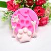 Huellas de Patas de Perro, Hueso y Pata de Oso Molde de Silicona DIY Horneado Galleta Chocolate Pastel Decoración Molde para Moldear