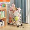 Estante de Armazenamento de Brinquedos para Bebês e Crianças de Chão Removível Estante de Armazenamento Doméstico Estante de Brinquedos Simples Classificação e Organização Armazenamento
