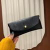 Estuche para gafas de cuero sintético estilo coreano, bolsa de almacenamiento para gafas de sol artísticas vintage, portátil, resistente a la presión, estuche de cuero para gafas.