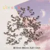 Pingente Estrela e Lua Acessórios DIY Peças de Liga Mista Pulseira com Recortes Contas para Colar Acessórios para Joias DIY
