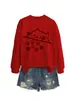 Amazon eBay Tienda Independiente Linda y Divertida Casual Sudadera de Gato Dados Redonda Cuello Largo para Comercio Exterior Transfronterizo