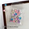 Novos Adesivos de Nail Art de Flores 3D Pequenas Frescas Creme Simulação Flor de Cinco Pétalas Cores Misturadas Acessórios de Unha DIY