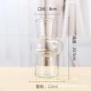 Vaso de Vidro Criativo Escandinavo de Alto Nível Transparente Estilo Medieval Garrafa de Vidro Hidropônica Flores Decoração de Sala de Estar Mesa