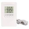Termômetro digital com display TM201 CE ROHS com configuração de alarme de temperatura interna e externa Weihua Electronics