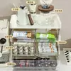 Cajón de escritorio para cosméticos, caja de almacenamiento para productos de cuidado de la piel, estante multicapa para baño, lavabo, organizador de mascarillas faciales