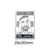 Modelo Quente Transfronteiriço Oriente Médio Emirados Árabes Unidos Retrato do Rei Senhor Esmalte Pintado Emblema Adesivo para Celular Pronto para Entrega