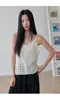 Camisola blanca calada para mujer, nuevo estilo de verano, ajustada, moderna, de nicho, top de moda dulce y picante con personalidad única