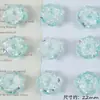 Novo Estilo Glitter Fino Gradiente Duas Cores Flor Rosa Amor Verdadeiro Contas Soltas DIY Pulseira com Contas Colar Brinco Acessórios Materiais