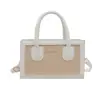 Bolso Cuadrado Pequeño de Mano de Color Contrastante Popular de Este Año Bolso de Mujer 2025 Verano Nuevo Bolso de Hombro de Lujo Ligero Bolso Cruzado para Viajes al Trabajo Venta al por Mayor