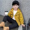 Chaqueta Cortavientos con Capucha para Niños Primavera y Otoño Estilo Coreano Chaqueta Elegante de Moda para Niños Pequeños Comercio Exterior