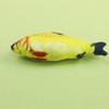 Juguete para Masticar para Gato Peluche Simulado Menta Pescado Gato Palo Divertido Auto-Placer Molar Resistente a Arañazos y Mordeduras Juguete para Mascota
