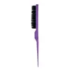 Peine Platinum Fly Beauty para Peinar el Cabello, Peine de Cola para Moños, Peine para Envolver el Cabello, Cepillo para Rizos de Cerdas de Jabalí, Cepillo para Dar Volumen al Cabello