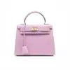 Bolso Kelly Piel Genuina 2025 Otoño e Invierno Nuevo Bolso para Mujer Bolso de Mano de Marca Reconocida Bolso de Hombro para Viajes Cotidianos Lujo Ligero Bolso de Gama Alta