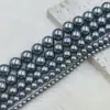 Pérolas Swarovski Cinza 616 617 731 Contas Imitação de Concha de Pérola Contas Soltas Furo Reto Acessórios Swarovski Joias