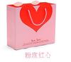 Bolsa de Regalo de Corazón al Por Mayor en Stock Listo del Fabricante Bolsa de Regalo de Retorno de Boda Bolsa de Satchel Embalaje Bolsa de Papel con Logotipo Impreso en Forma de Corazón
