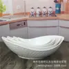Tazón de cerámica artesanal creativo de relieve de forma irregular para venta al por mayor, tazón para ensalada de frutas y verduras, tazón para snacks de comida occidental, tazón para postres