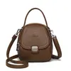 Nueva Bolsa para Teléfono Móvil 2026 Bolso de Mano Versátil de Moda para Mamás, Gran Capacidad, Multicapa de Cuero Suave Bolso Pequeño de Hombro Cruzado
