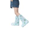 Botas de Chuva Descartáveis à Prova d'Água e Capas para Sapatos Desenho Animado para Crianças Viagem ao Ar Livre Capas de Pé à Prova de Chuva Sapatos de Plástico para Estudantes