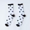 Calcetines Personalizados, Nuevo Estilo de Primavera y Otoño, Colores Frescos y Contrastantes, Calcetines de Media Caña para Mujer, Calcetines de Felpa Suaves y Cómodos para Uso Exterior
