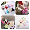 Ventas directas del fabricante: Pinzas para el cabello de bola de pelo de conejo rex sintético, pendientes, accesorios para zapatos y calcetines, colgantes hechos a mano para capa DIY, bolas para accesorios de ropa
