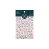 Porta-Retrato Estilo Minimalista com Laço Ts4078 Floral Pastoral Cereja Adesivos de Unha Foscos 3D Adequado para Crianças