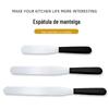 Fabricante Produz Ferramentas para Assar e Decorar Bolos, Espátula de Creme Macio, Raspador de Manteiga de Aço Inoxidável, Espátula para Bolo