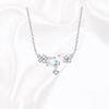 Colar Feminino Prata de Lei Pingente Clavícula Original Luxo Acessível Design Nicho High-End 2021 Novo Verão Presente de Aniversário