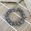 Pulsera antigua de plata de seis caracteres del Tíbet en Sánscrito para hombres y mujeres, pulsera de mano de cuentas redondas de loto retro, cuentas de Buda, accesorios de moda nacional literaria
