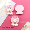 Vestido de muñeca con cara brillante de dibujos animados, accesorios de resina para hacer tú mismo, pegamento en crema, funda para teléfono móvil, horquilla, taza de agua, agujero para zapatos, pegatina para refrigerador
