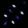 Coolette colar luminoso Hanukkah colar Hanukkah festa adereços 7 Luzes LED lâmpada luminosa pisca-cordas